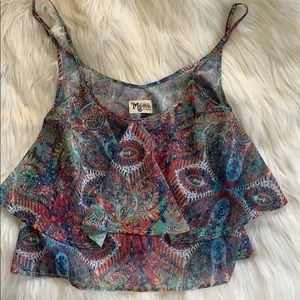 Paisley Show Me Your Mumu crop top